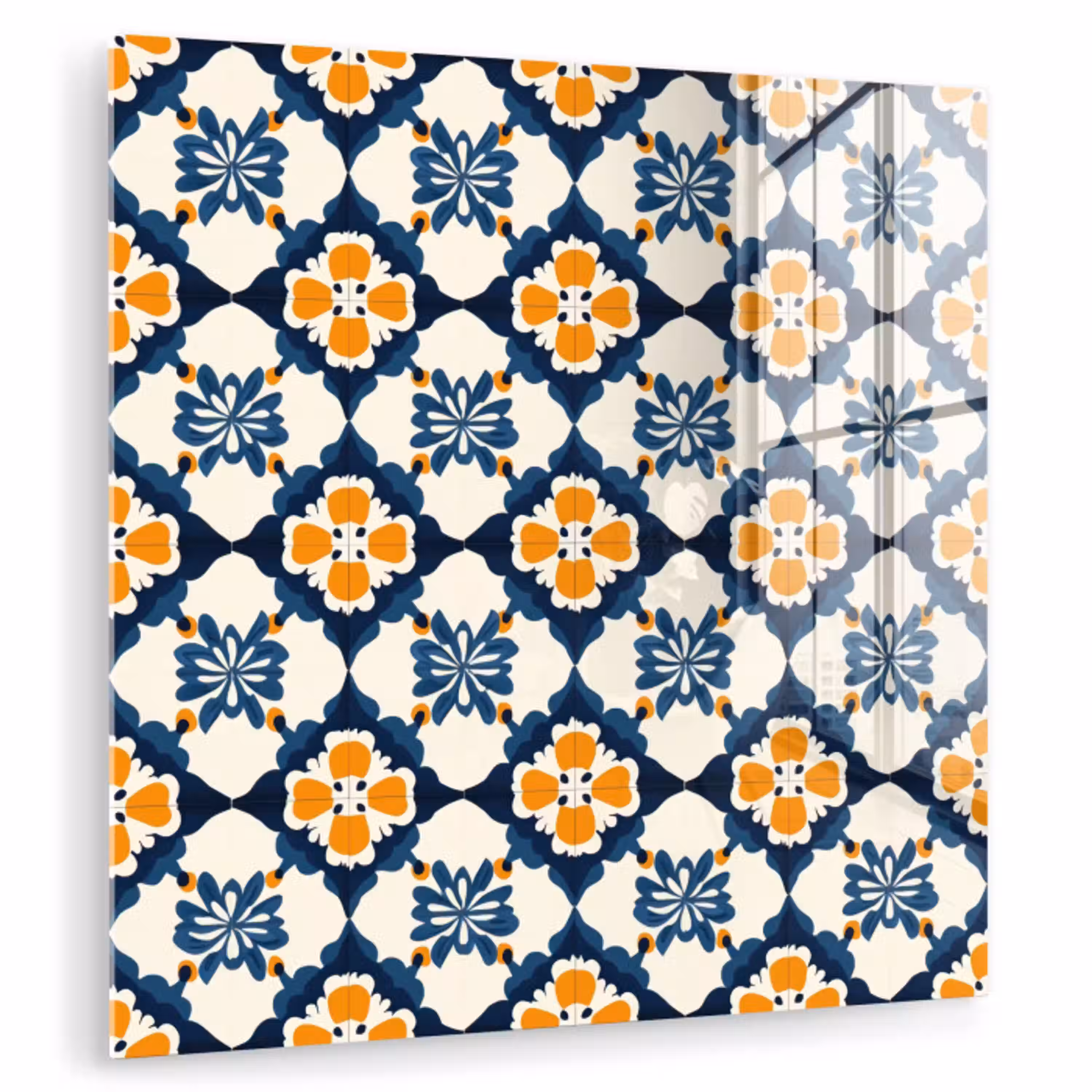 Klassiek - Geometrisch - Blauw plexiglas 5mm klein 11 -zzzproduct_nieuw