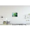 Blad - Plant - Groen - Textuur textielposter latten blank klein -kinderkamer