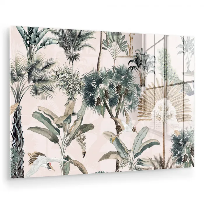 Tropisch - Bomen - Bladeren - Jungle plexiglas 5mm klein -zzzproduct_nieuw