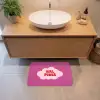 Girl power - Wolk - Roze Badmat klein -sfeer1