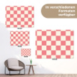 Traditioneel - Patroon - Roze tuinposter los doek klein 239 -Xsfeer9_DE