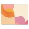Vormen - Abstract - Kleurrijk muismat rubber klein -3d