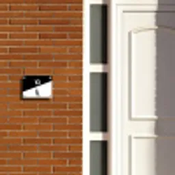 Zwart wit - Huisdier - Grijze kat Naambord Rechthoek middel -sfeer3-rechthoek-S