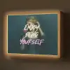 Vrouw - Roos - Quote Light Box met batterij (Wandlamp) middel -z3d_website