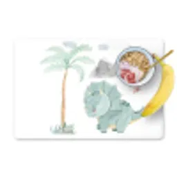 Kinderkamer - Dinosaurus - Berg - Jongens - Meisjes - Kind Placemat vinyl groot -zzzproduct_Kitchenyeah-website