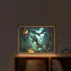 Dinosaurus - Draak - Jungle - Groen Light Box met batterij (Wandlamp kind) middel -sfeer1_kind