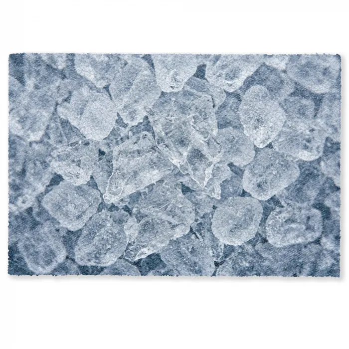 Ijsblokjes - Water - Blauw Deurmat klein -zkaufland3d