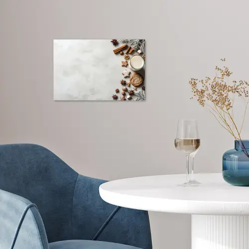 Winter - Kerst - Specerijen - Wit poster papier klein -sfeer3