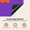 See the good - Oranje - Paars - Smiley Inductie beschemer met haakjes klein -ky-onderkant-de
