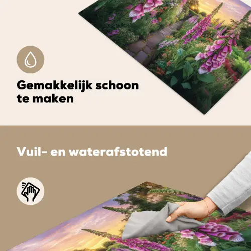 Vingerhoedskruid - Bloemen - Tuin Inductie beschemer met haakjes klein -ky-schoon-nl