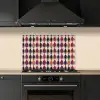 Vintage - Retro - Kleurrijk keuken achterwand spatscherm klein 900 -sfeer1