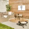 Quotes - Mijn favoriete plekje in in de zon - Zomer - Zon - Tekst Tuinposter op houten frame 2 cm dik klein -sfeer2