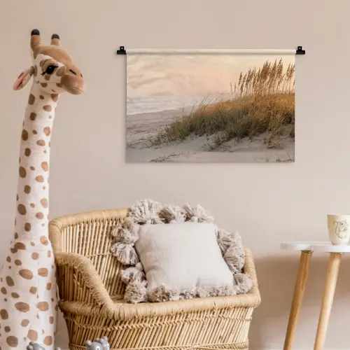 Duinlandschap - Zonsondergang - Strand Wandkleed katoen klein -wsfeer5_kind