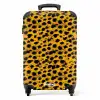 Goudgele panterprint NBS - Handbagage koffer - Kinderen Unisex middel -productfoto_recht