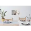 Kloof - Wit - Sneeuw Muursticker klein -eettafel