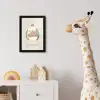 Quote - Winter - Kerst - Beige - Kerstbal fotolijst zwart zonder passe partout klein -usfeer4_kinderkamer