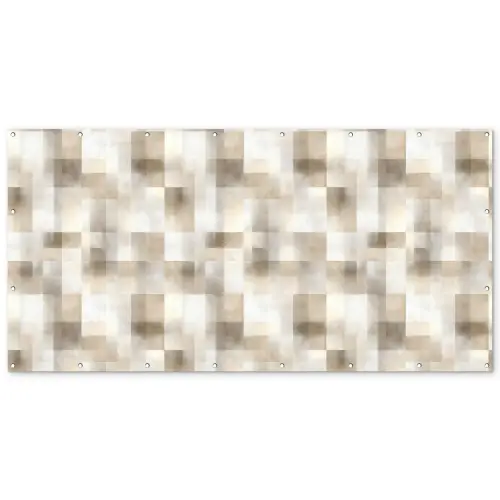 Textuur - Linnen - Beige Balkonbeschermer Duitsland klein 596 -zz_3d