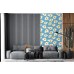 Eieren - Dooiers - Blauw fotobehang vinyl groot 64 -bank
