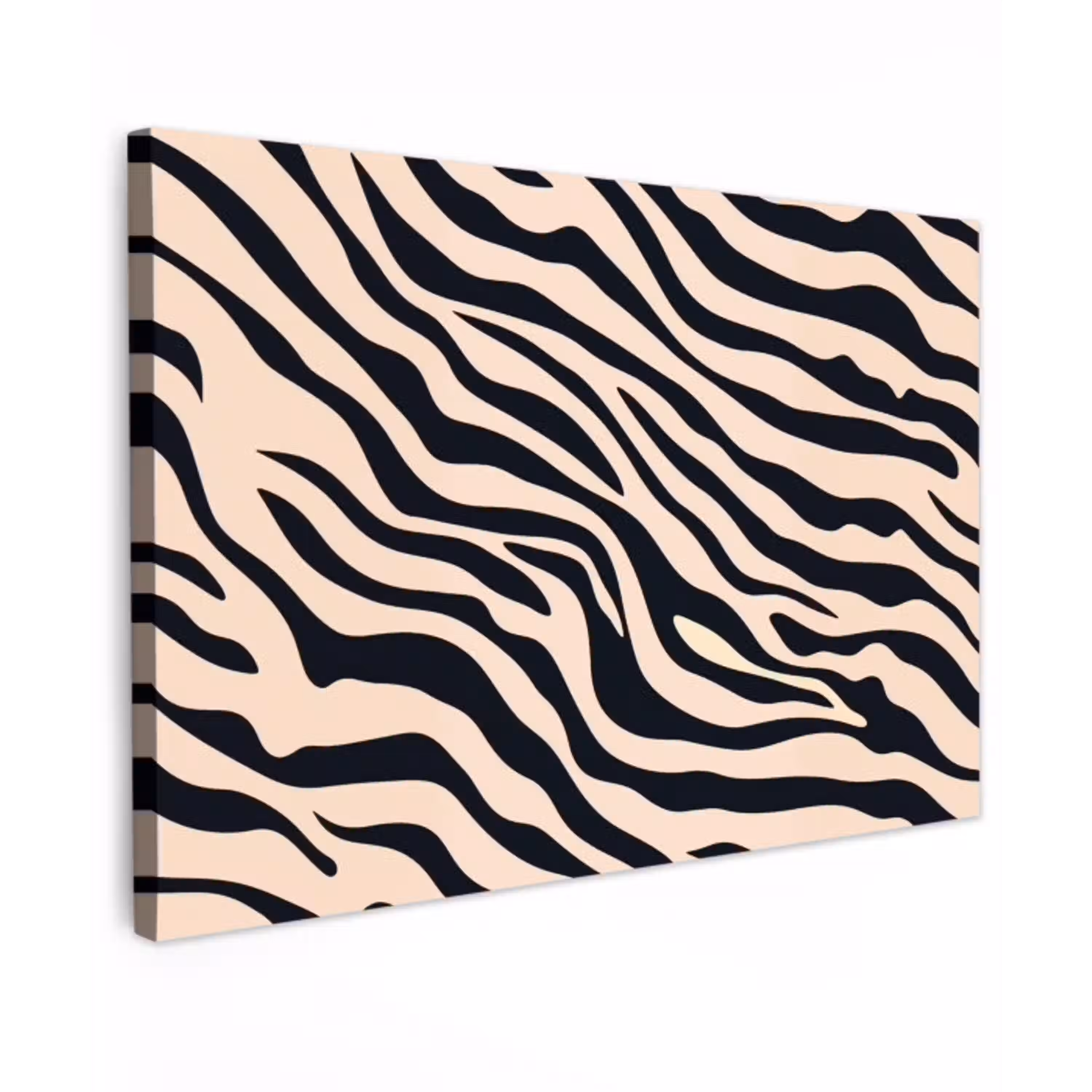 Zebraprint - Dynamisch - Roze canvas 2cm klein -z3d