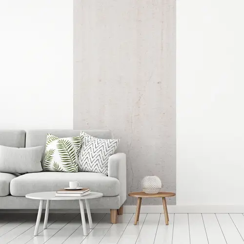 Beton - Muur - Wit fotobehang vinyl groot -woonkamer