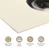 Strepen - Zwart - Abstract poster papier klein -closeup_NL