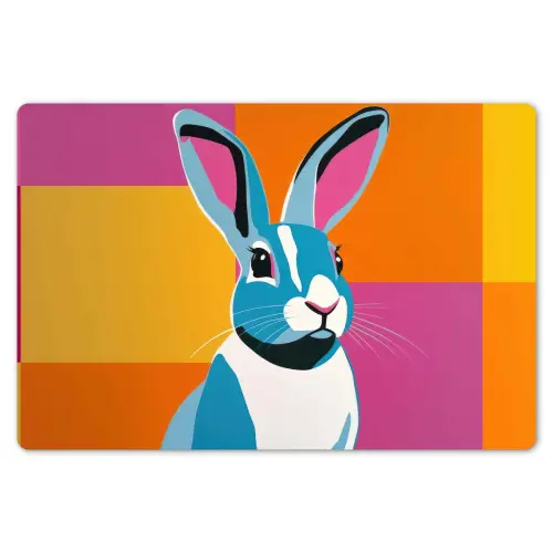 Haas - Kleurvakken - Oren - Roze Placemat vinyl groot -zzsfeer1_Kitchenyeah-website