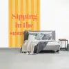 Gestreept - Geel - Sunshine - Letters fotobehang vinyl groot -slaapkamer