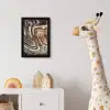 Marmerlook - Goud - Glitter - Luxe - Marmer - Wit fotolijst zwart zonder passe partout klein -usfeer4_kinderkamer