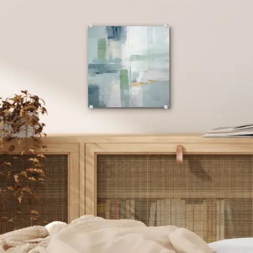 Verf - Moderne kunst - Abstract - Grijs plexiglas 5mm klein -sfeer4