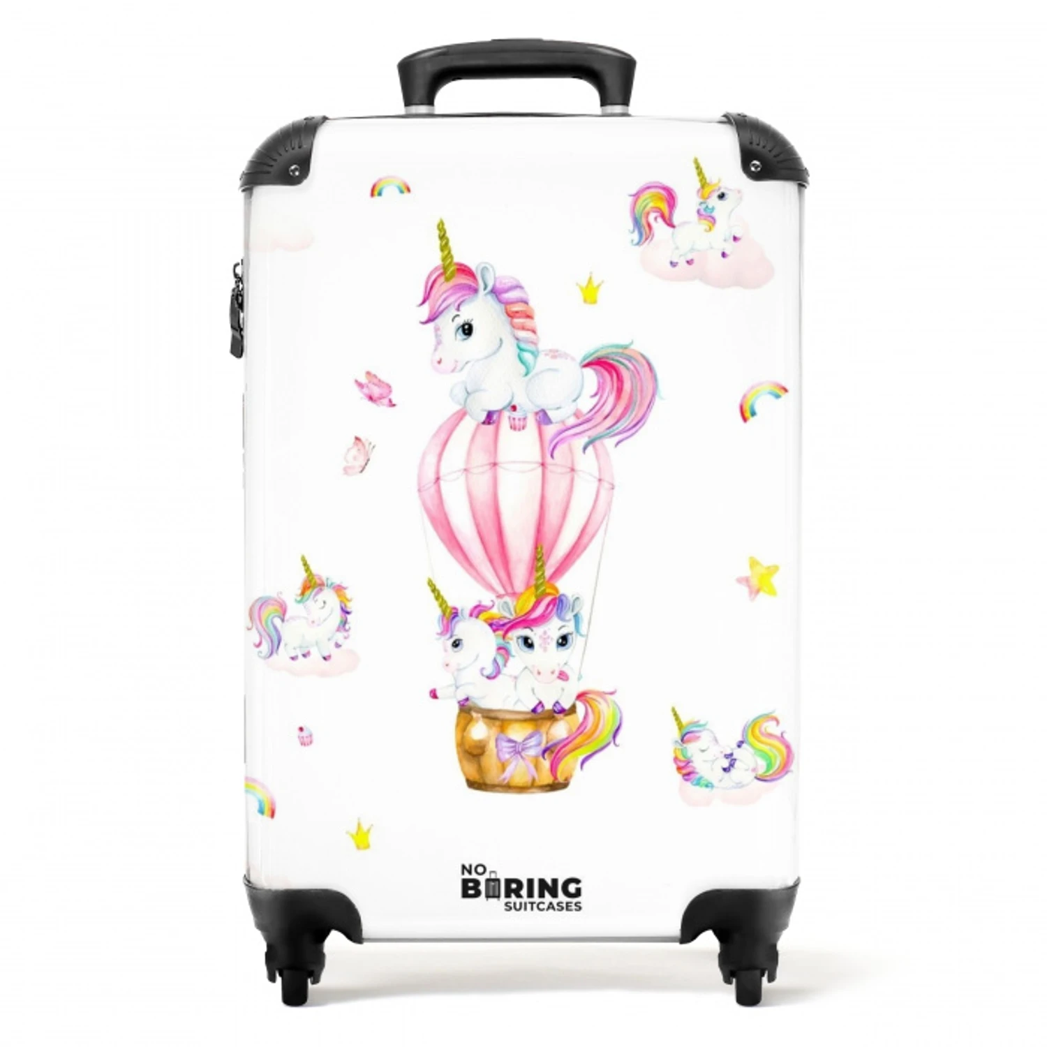 Luchtige eenhoorns NBS - Handbagage koffer - Unisex middel -productfoto_recht