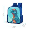 Dino met zonnebril Kinderrugzak - Blauw middel -productfoto_formaten