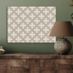Patroon - Symmetrisch - Beige PET vilt klein 837 -sfeer2