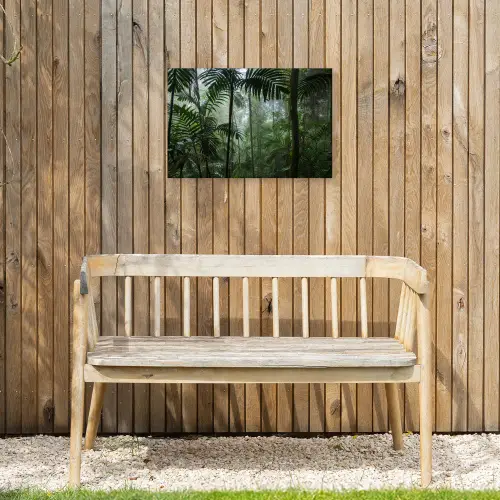 Mysterieuze Tropische Woud Tuinposter op houten frame 2 cm dik klein -sfeer4