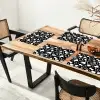 Wit - Zwart - Vormen - Patroon Placemat vinyl groot 368 -zzsfeer4_Kitchenyeah-website
