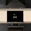Kers - Luxueus - Metallic keuken achterwand spatscherm klein -sfeer1