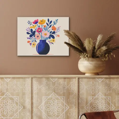 Vaas - Bloemen - Boeket PET vilt klein -sfeer4