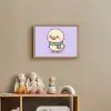 Eend - Sjaal - Paars Light Box met batterij (Wandlamp kind) middel -sfeer2_kind