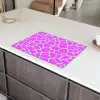 Mintgroen - Roze - Vlekken - Patroon Inductie beschermer vinyl 3mm klein 276 -sfeer8