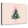 Christmas Season - Kerst - Kerstboom - Roze Textielframe - compleet frame klein -3d