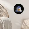 Pannenkoeken - Blauwe Bessen - Bord Wandcirkel plexiglas klein -sfeer5