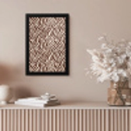 Zebra - Patroon - Zwart - Wit fotolijst zwart zonder passe partout klein 224 -sfeer5