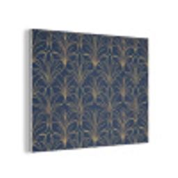 Deco - Waaier - Blauw PET vilt klein 837 -3d