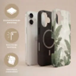 Bananenbladeren - Beton - Groen Toughcase MagSafe Apple iPhone 17 klein -USP_Lagen_NL