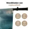 Bos - Water - Eenden - Mistig Wandkleed katoen klein -sfeer2