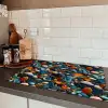 Glasachtig - Levendige - Stenen Inductie beschermer vinyl 3mm klein 276 -sfeer3