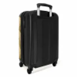 Palmbladeren - Klassiek - Groen NBS - Handbagage koffer - Volwassenen Unisex middel -achterkant