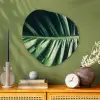 Bladeren - Tropisch - Jungle Wandcirkel Organisch Plexiglas middel -sfeer2