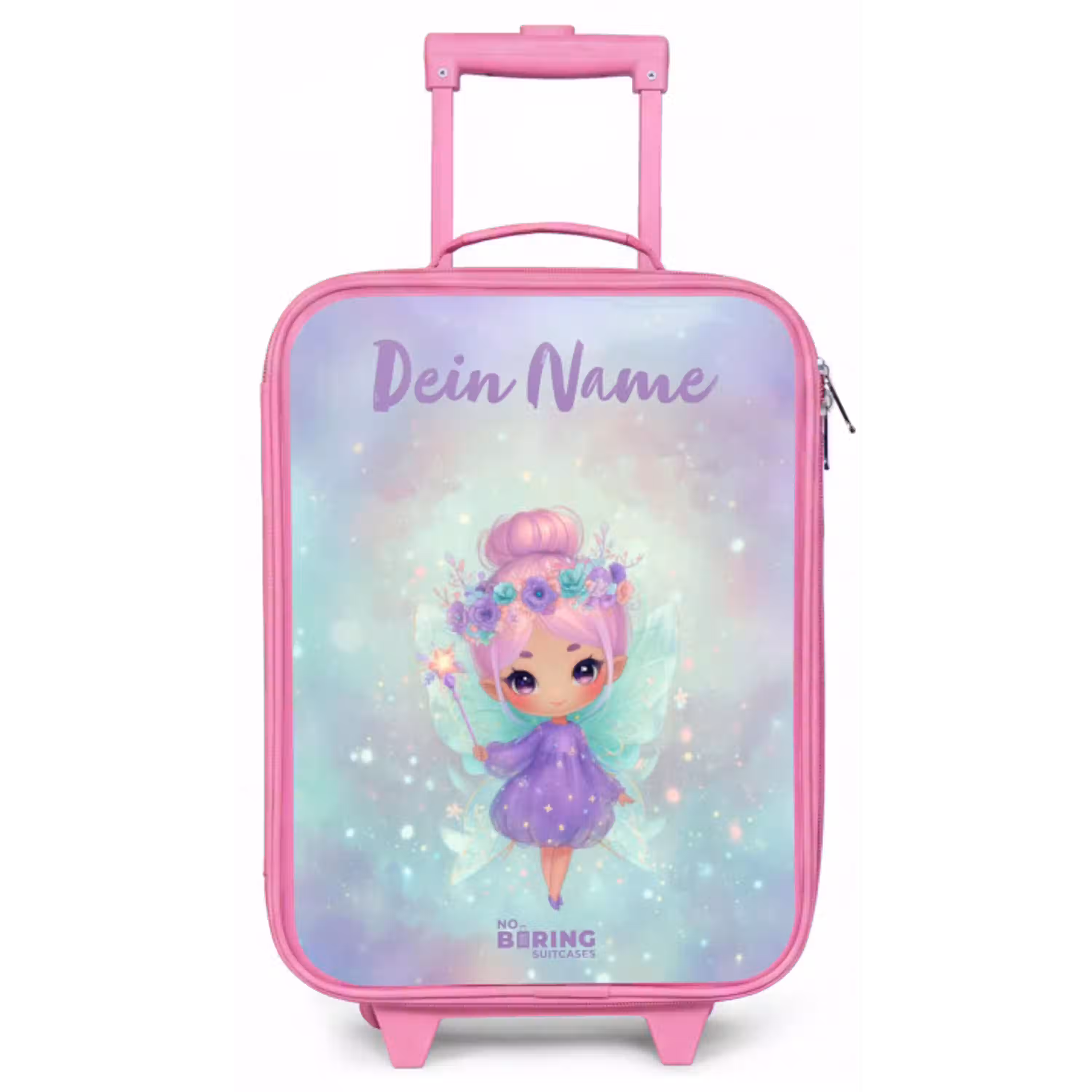 Bloemenfee in pastelglans Kinderkoffer - Roze klein -zz3dotto