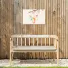 Paastak - Strikje - Eieren Tuinposter op houten frame 2 cm dik klein -sfeer4
