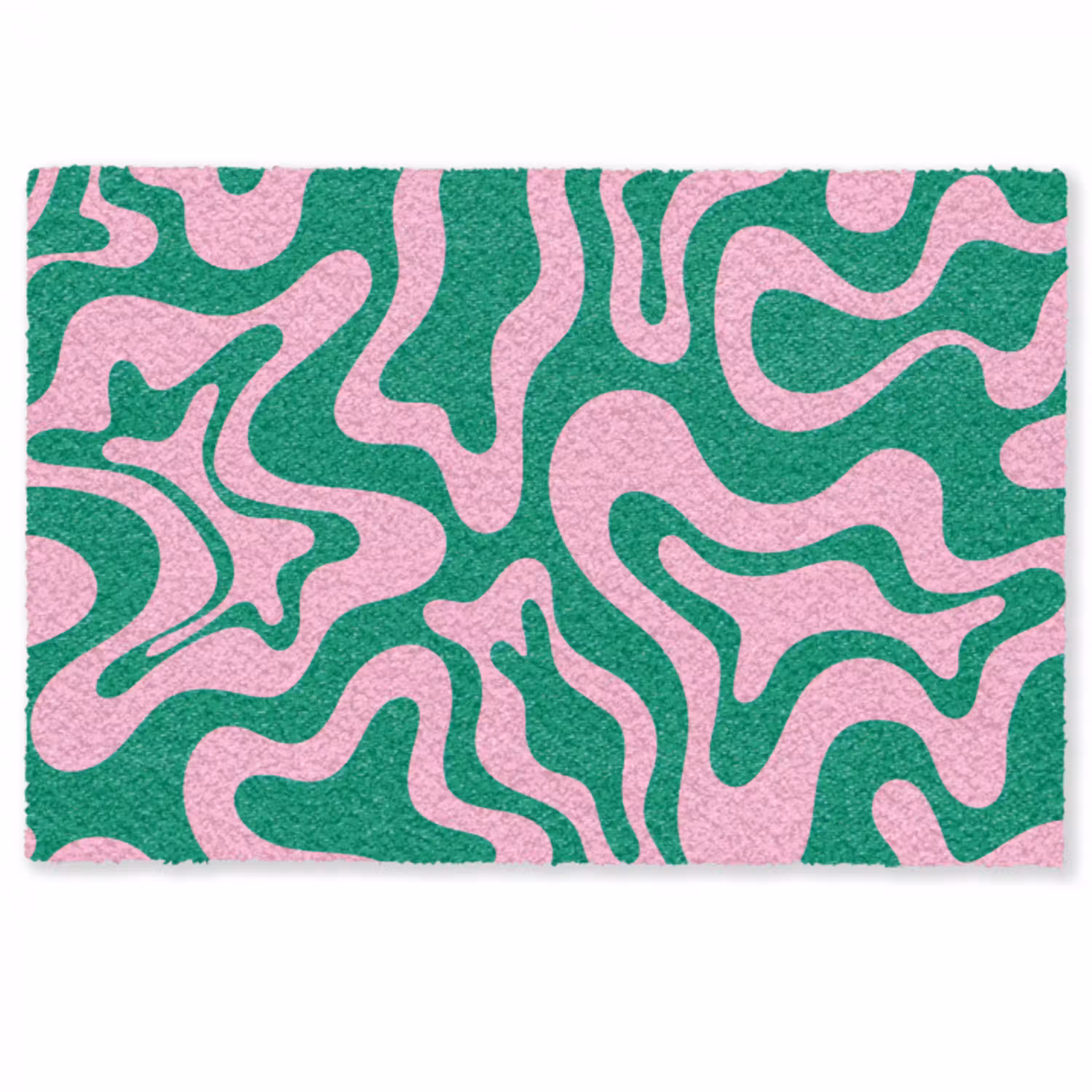 Abstract - Patroon - Groen - Roze - Kleurrijk Deurmat klein -zkaufland3d